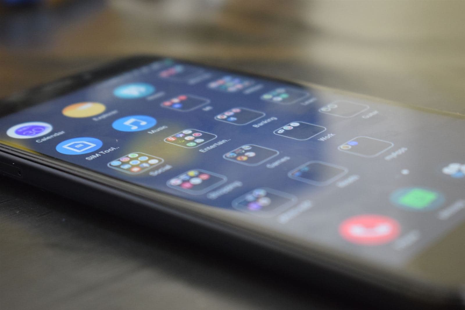 A smartphone showing a room control app